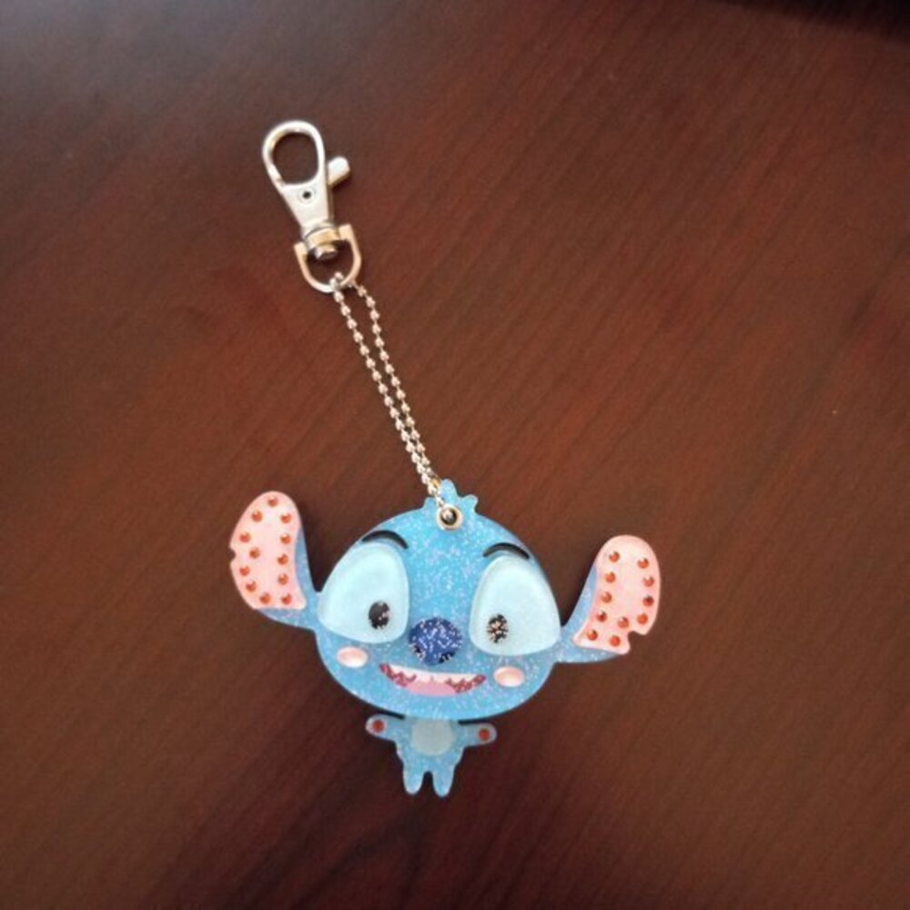 Disney Keychain-Stitch Mirror 3 inches